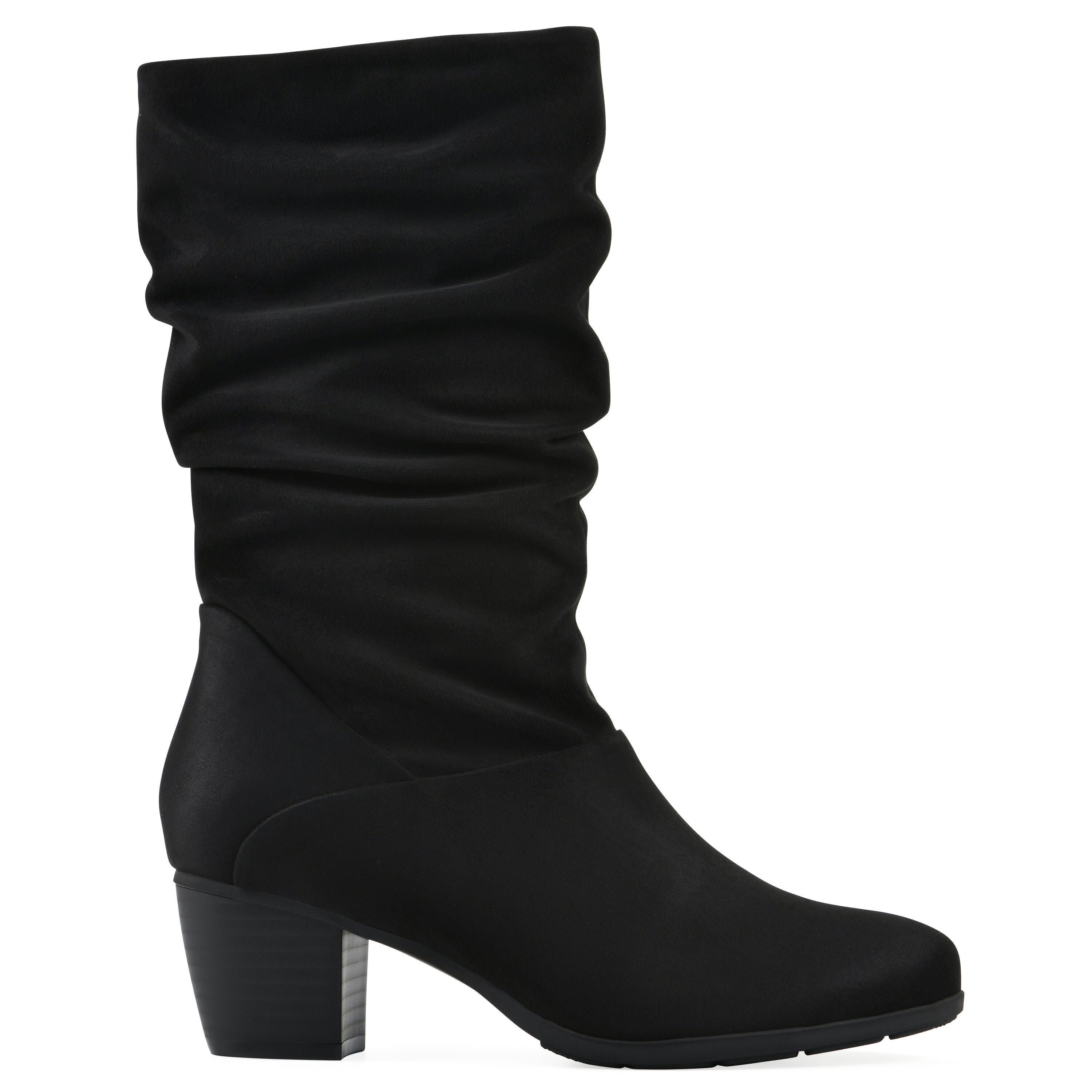Angelie Mid Shaft Boot, BLACK, alternate image number 2