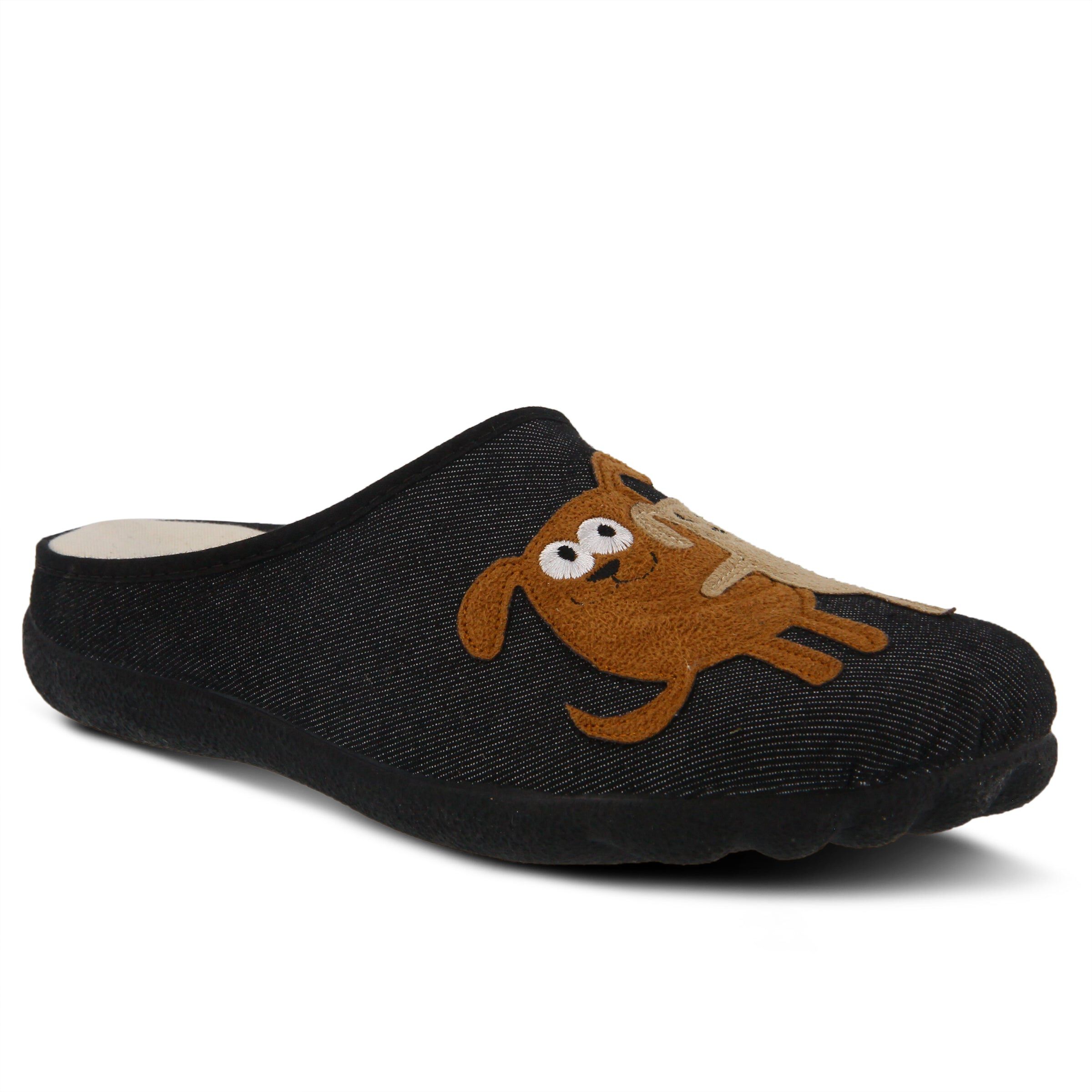 Petlove Open Back Slipper, BLACK MULTI, hi-res image number 0