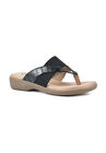 Bumble Sandal, BLACK CROCO SMOOTH, hi-res image number null