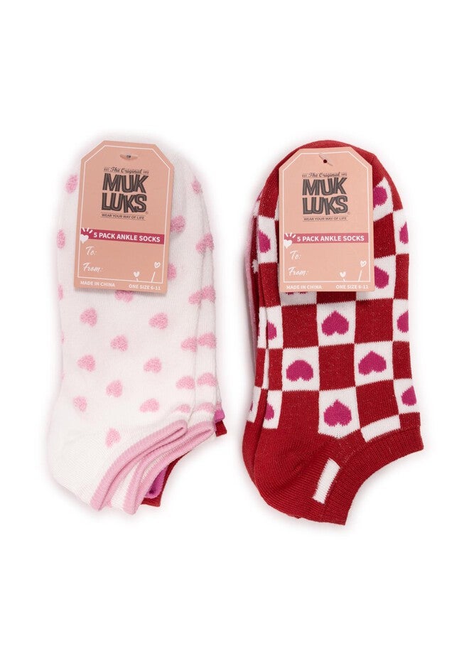Set Of 10 Valentine'S Day Socks, , on-hover image number null