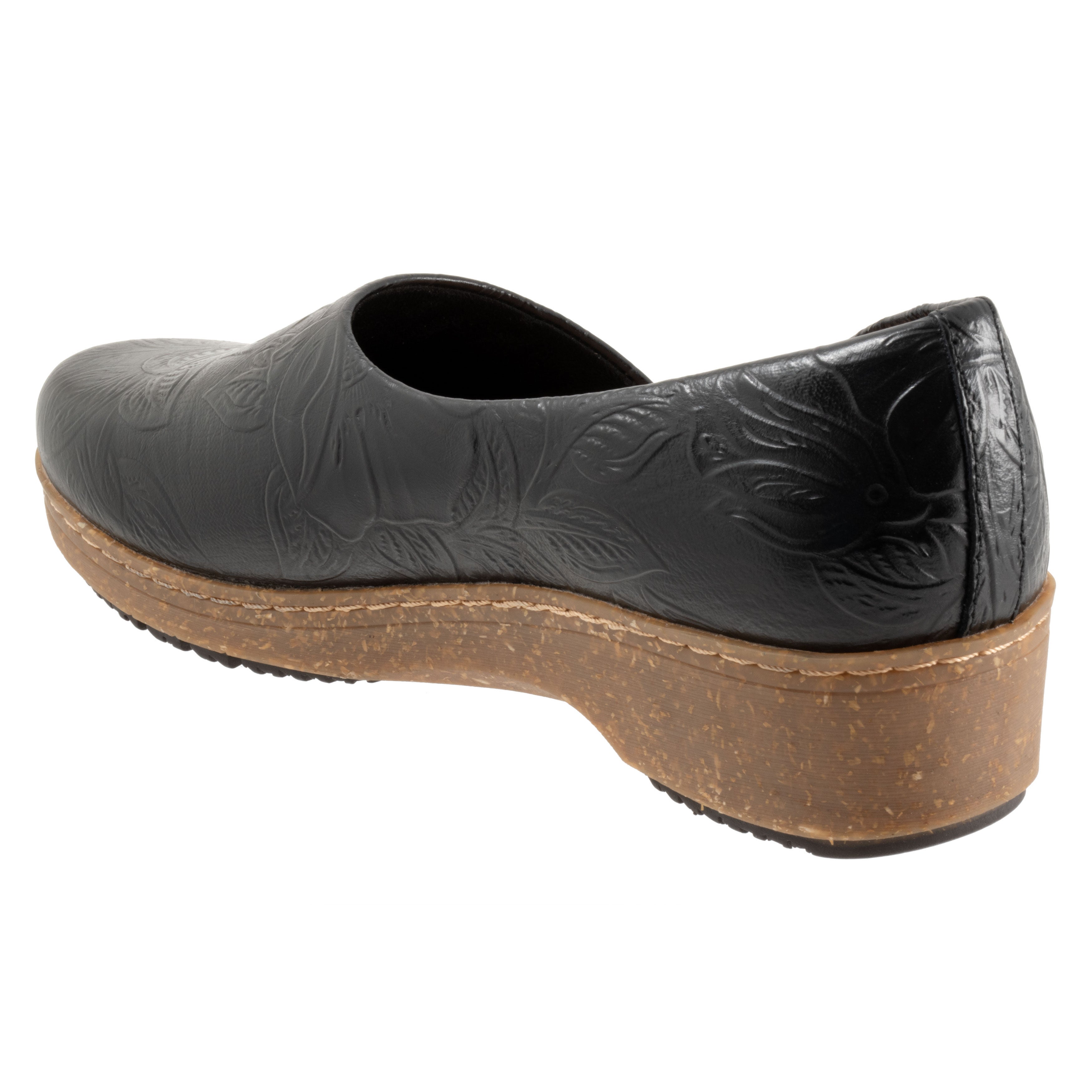 Addie Clog, BLACK FLORAL, on-hover image number 1