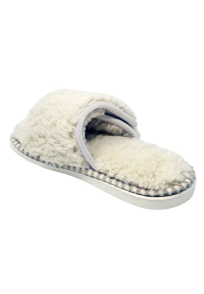 Berber Adjustable Scuff Slipper, , on-hover image number 1