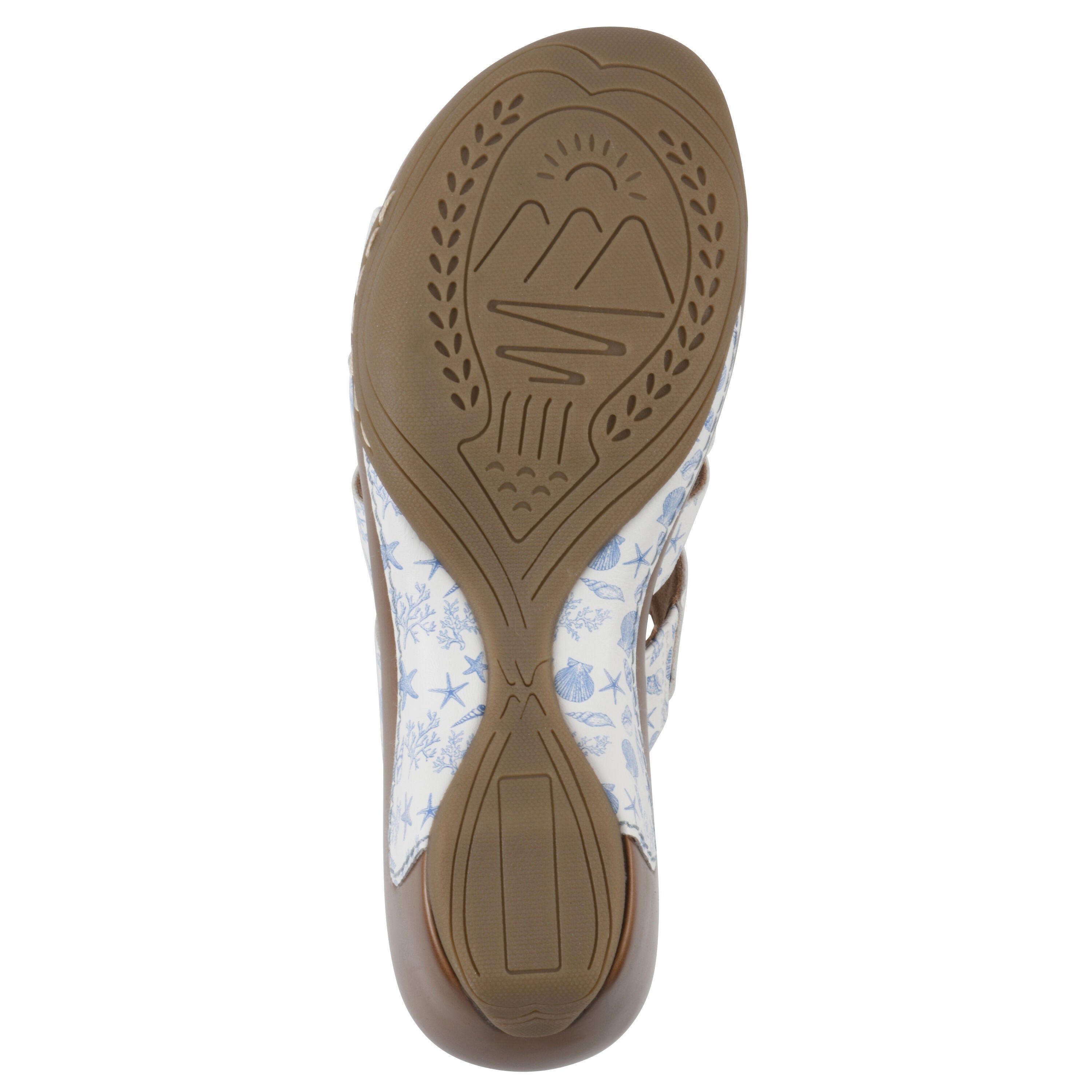 Valora Slip-On Clog Sandal, OCEANBLUE SEASHELL, alternate image number 5