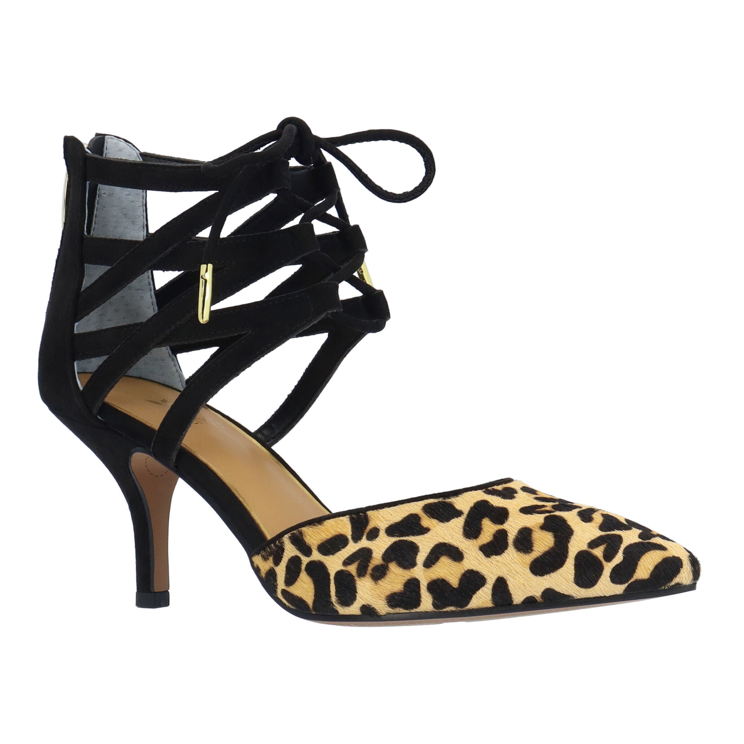 Milina Ankle Strap Pump, BLACK BROWN, hi-res image number 0