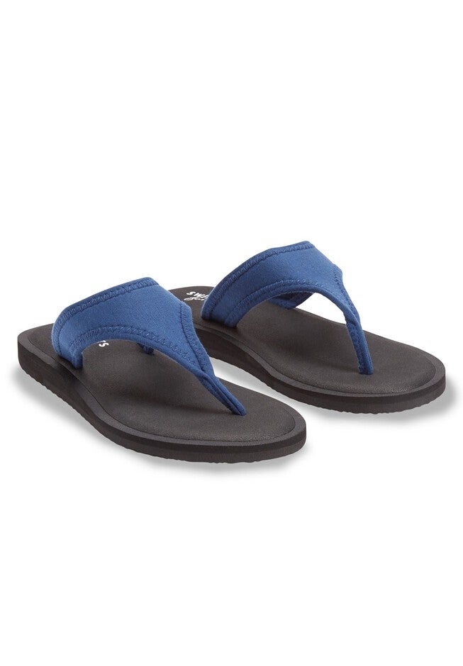 Wide Band Flip Flops, NAVY, hi-res image number 0