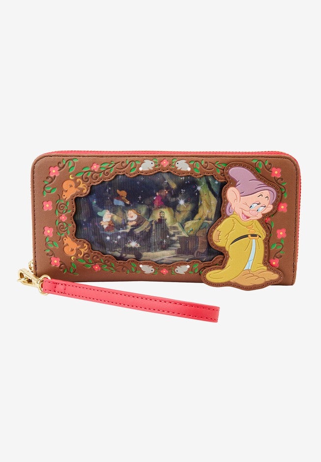 Loungefly X Disney Snow White Princess Lenticular Wallet Wristlet Wallet, , alternate image number 2