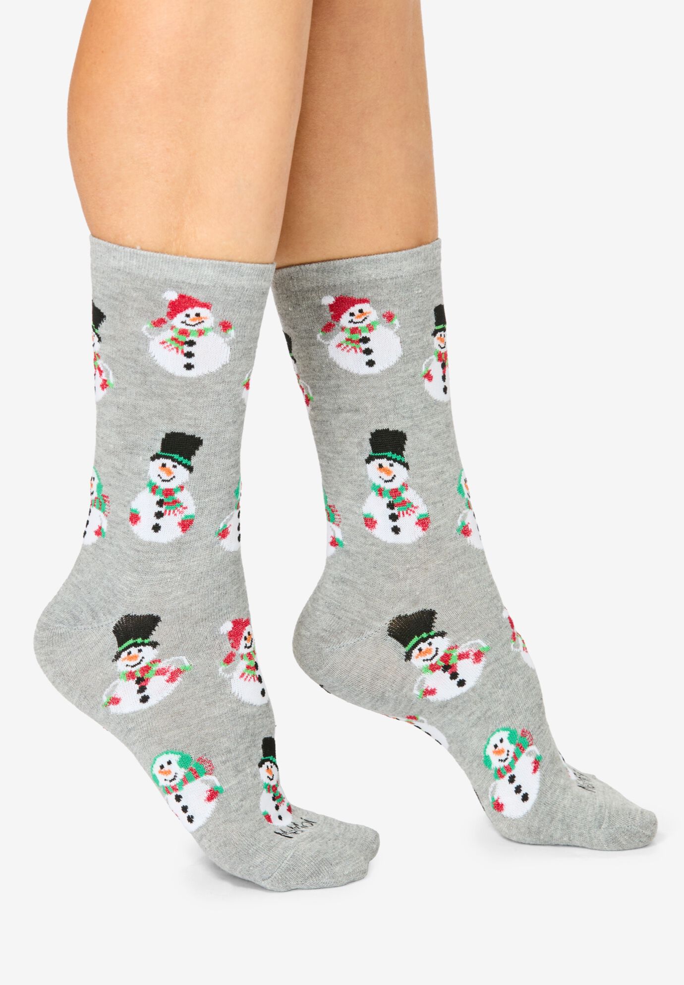 MeMoi® 2-Pack Holiday Crew Socks, , alternate image number 6