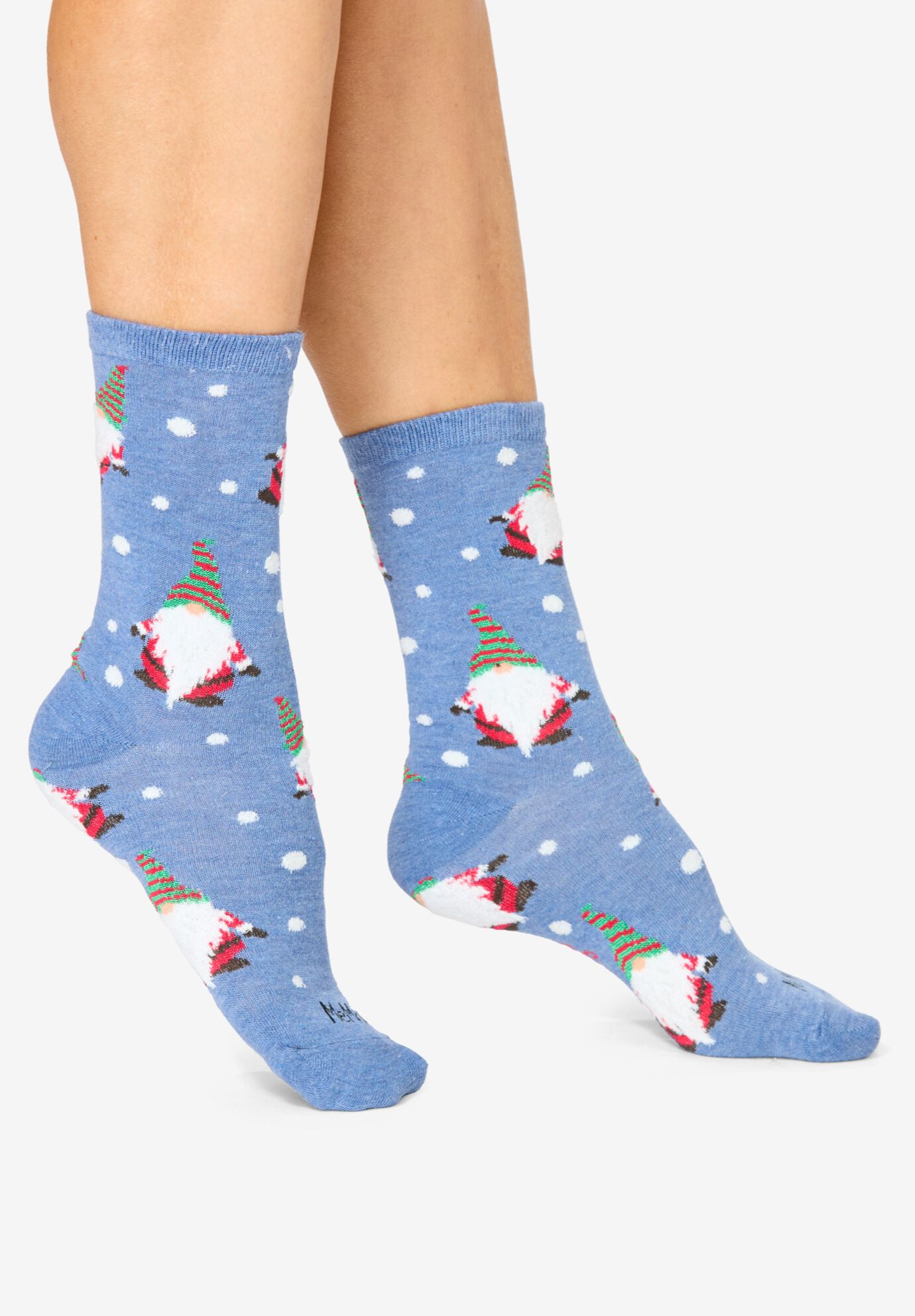 MeMoi&reg; 2-Pack Holiday Crew Socks, DOGS ASSORTED PACK, on-hover image number 1