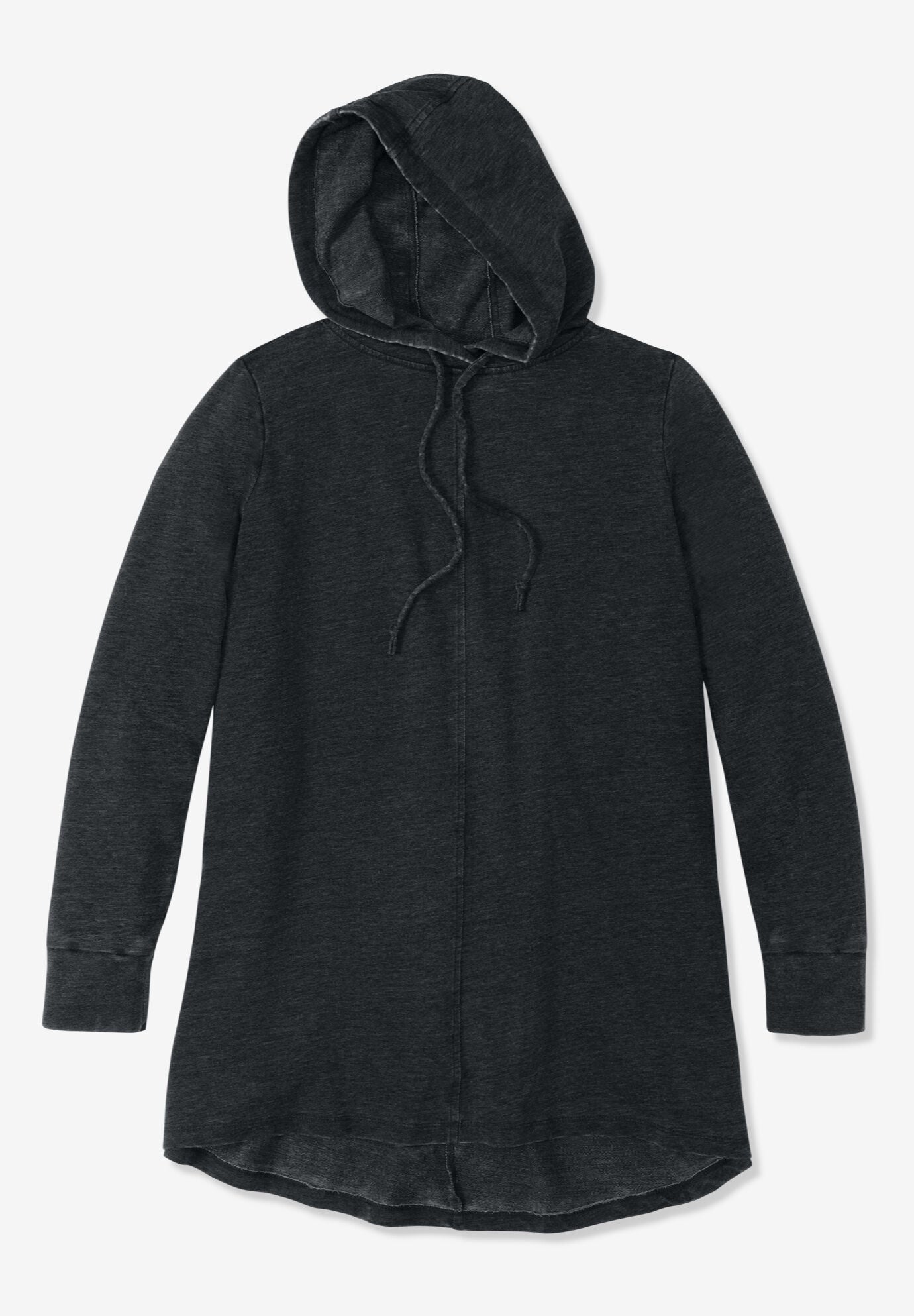 Pleat-Back Swing Hoodie Sweatshirt, , alternate image number 6