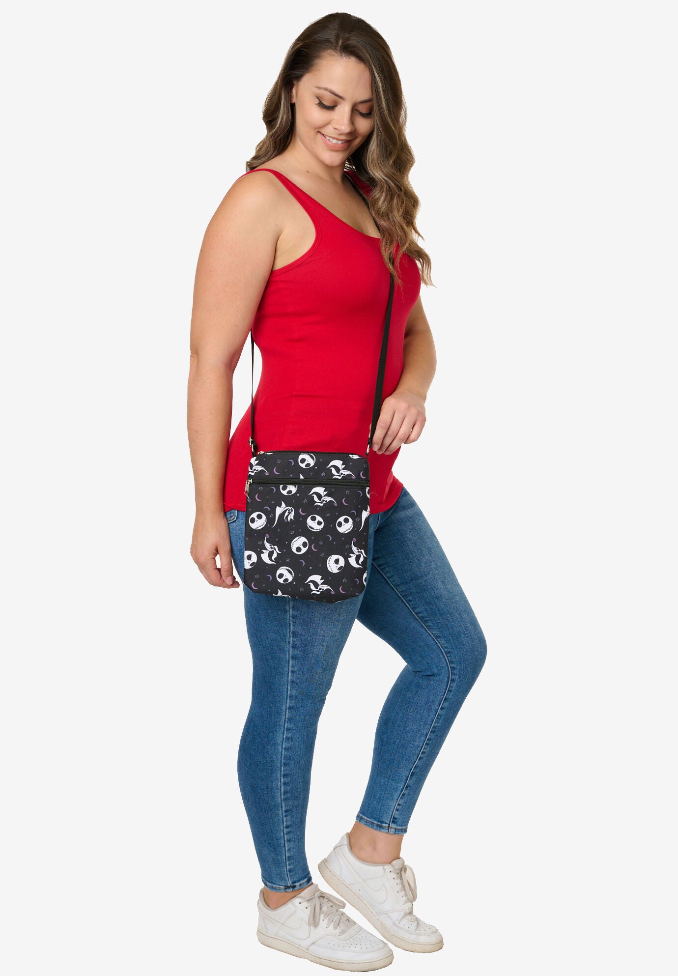Nightmare Before Christmas Passport Bag Travel Disney Crossbody Purse, , alternate image number 2