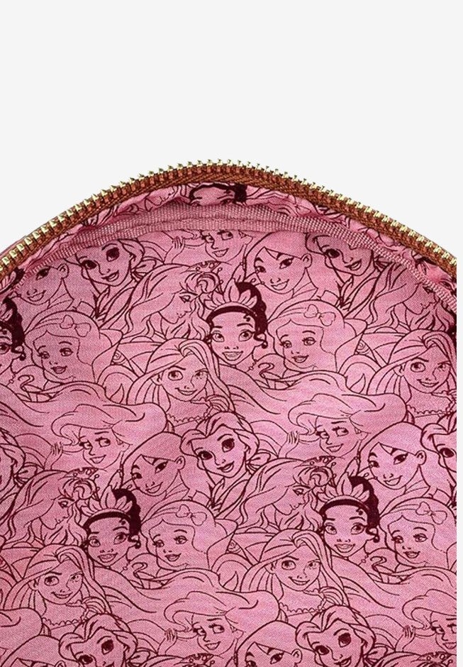 Loungefly x Disney Disney Princess Floral Mini Backpack All Over Print, WHITE, alternate image number null
