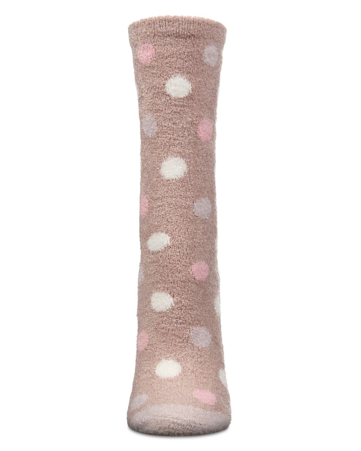 Women's Blessed Aloe Infused Crew Socks, MAUVE, alternate image number 1