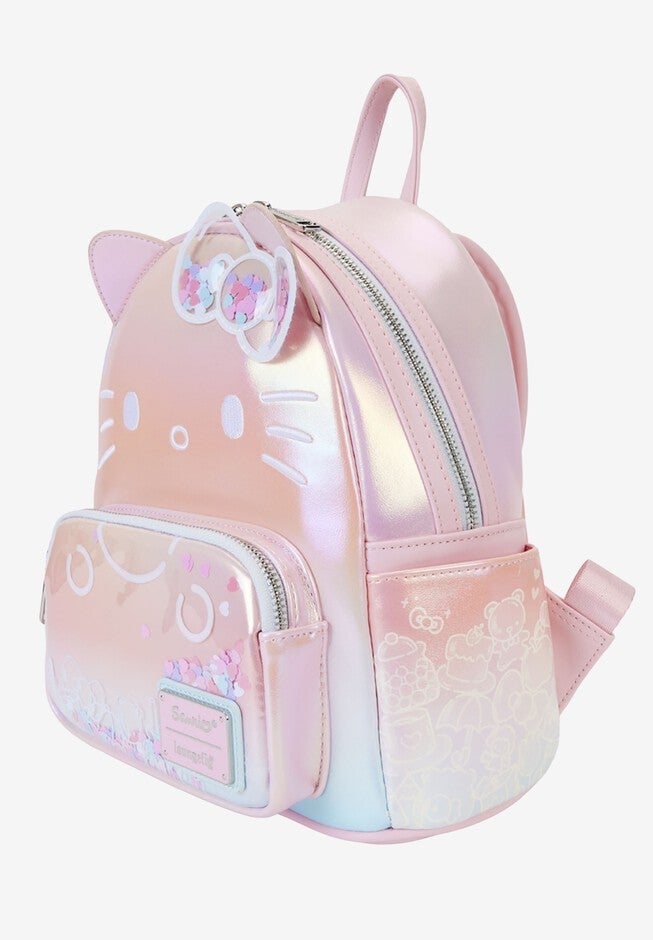Loungefly X Sanrio Hello Kitty 50Th Anniversary Mini Backpack Clear & Cute, , alternate image number null