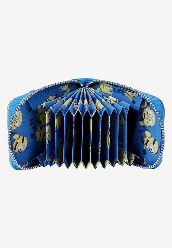 Loungefly X Despicable Me Minion Zip Around Accordion Cosplay Wallet, , alternate image number 4