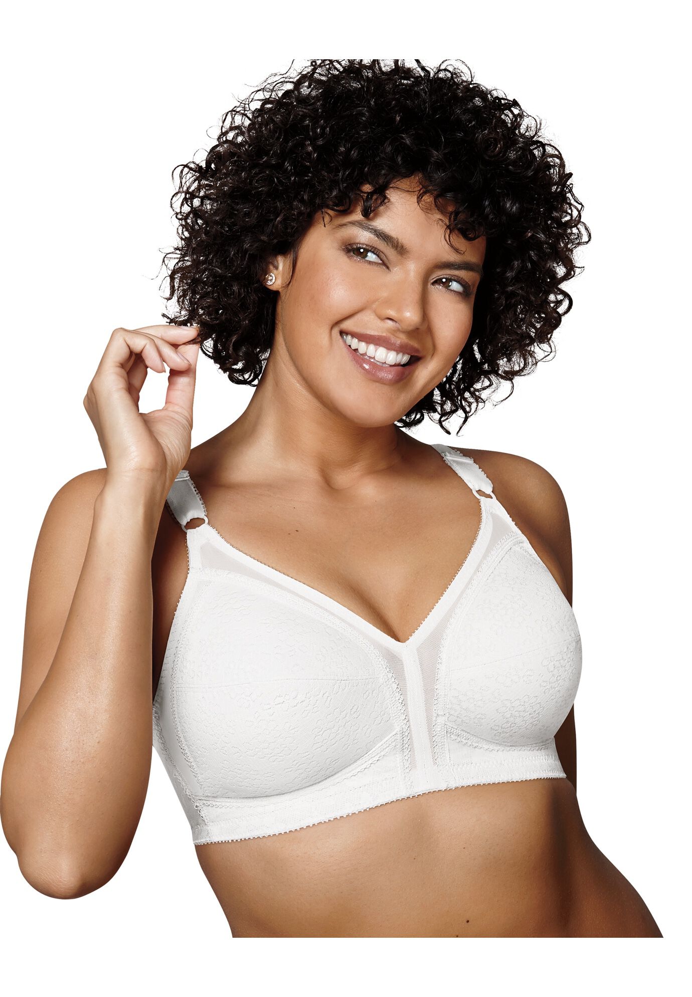 18 Hour Sensational Support Wirefree Bra (20/27), WHITE, hi-res image number 0