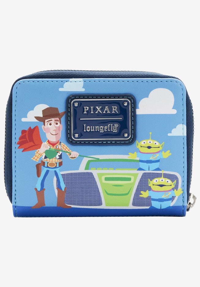 Loungefly X Pixar Zip Around Wallet Toy Story Buzz Jessie Woody, , alternate image number 3