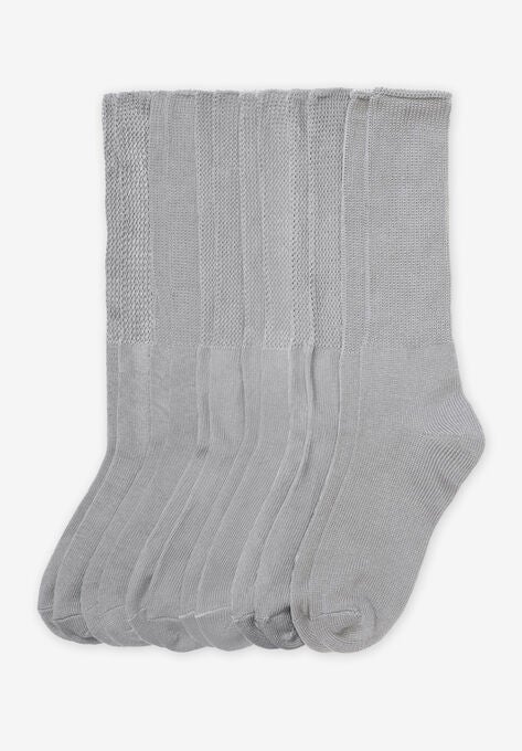 6-Pack Rib Knit Socks, GREY PACK, hi-res image number null