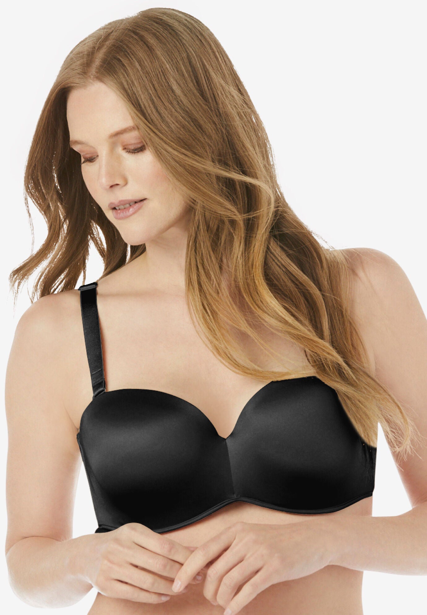 New Multi-Way Strapless Bra, BLACK, hi-res image number 0
