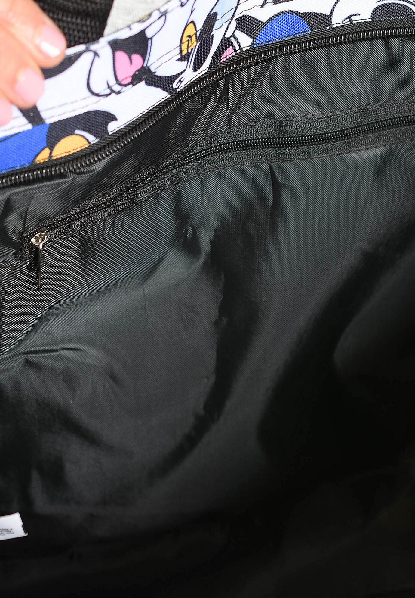 Disney Mickey Mouse Zippered Tote Bag Beach Bag, , alternate image number 4