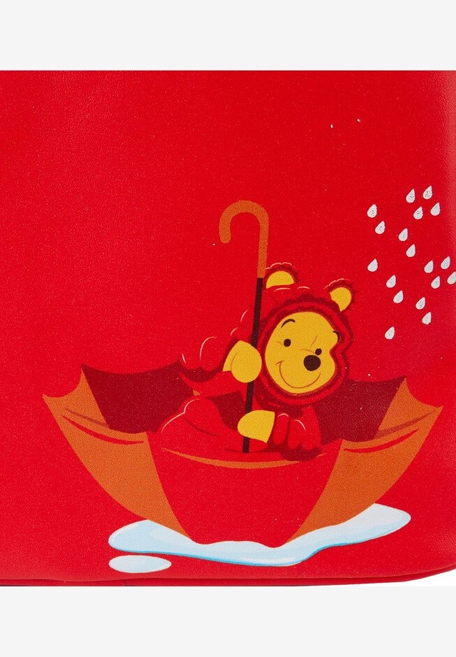 Loungefly x Disney Winnie The Pooh Puffer Jacket Cosplay Mini Backpack, RED, alternate image number null