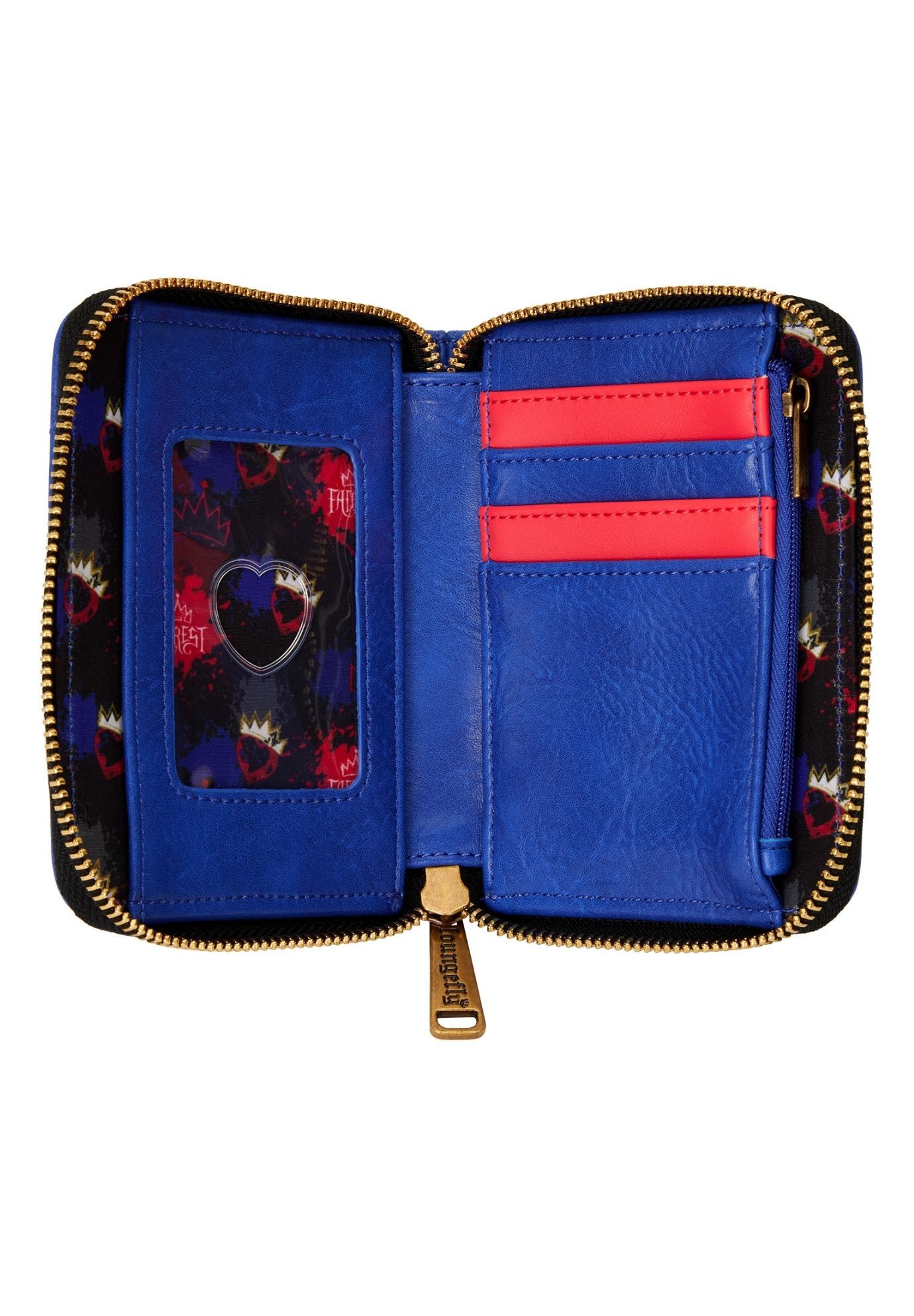 Loungefly x Disney Descendants Evie Cosplay Zip Around Wallet, BLUE, alternate image number 2