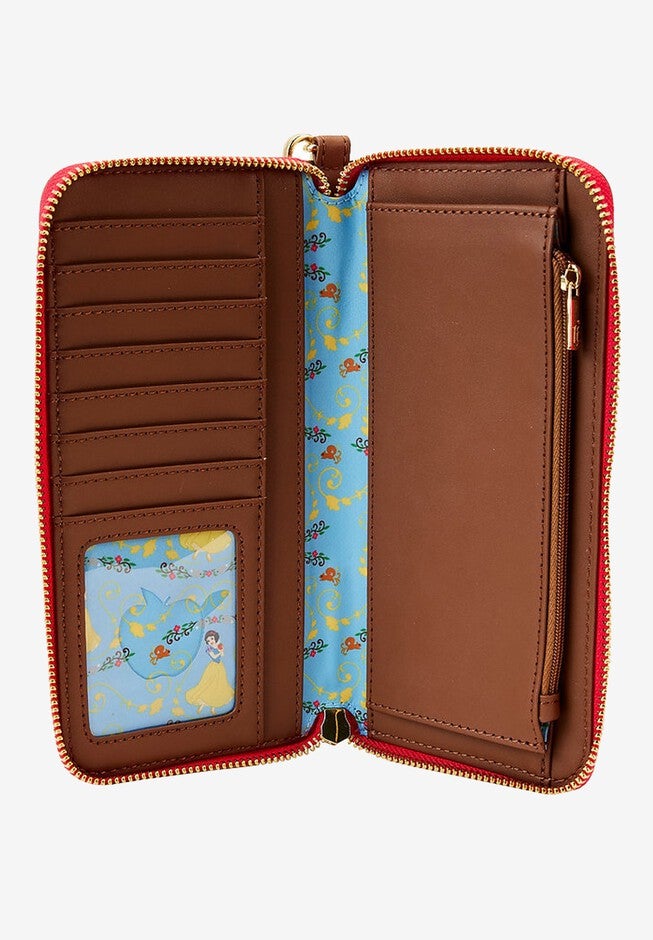 Loungefly X Disney Snow White Princess Lenticular Wallet Wristlet Wallet, , alternate image number 3