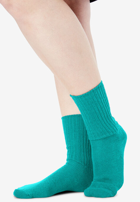 6-Pack Rib Knit Socks , , alternate image number null