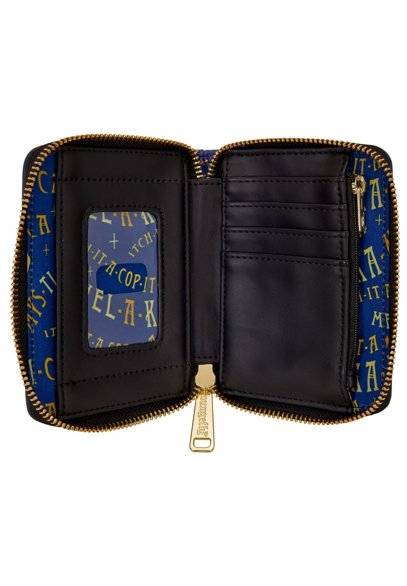 Loungefly x Disney Hocus Pocus Sanderson Sisters Night Sky Zip Around Wallet, BLUE, alternate image number 2