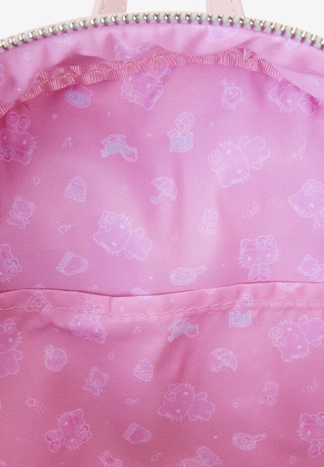 Loungefly X Sanrio Hello Kitty 50Th Anniversary Mini Backpack Clear & Cute, , alternate image number null