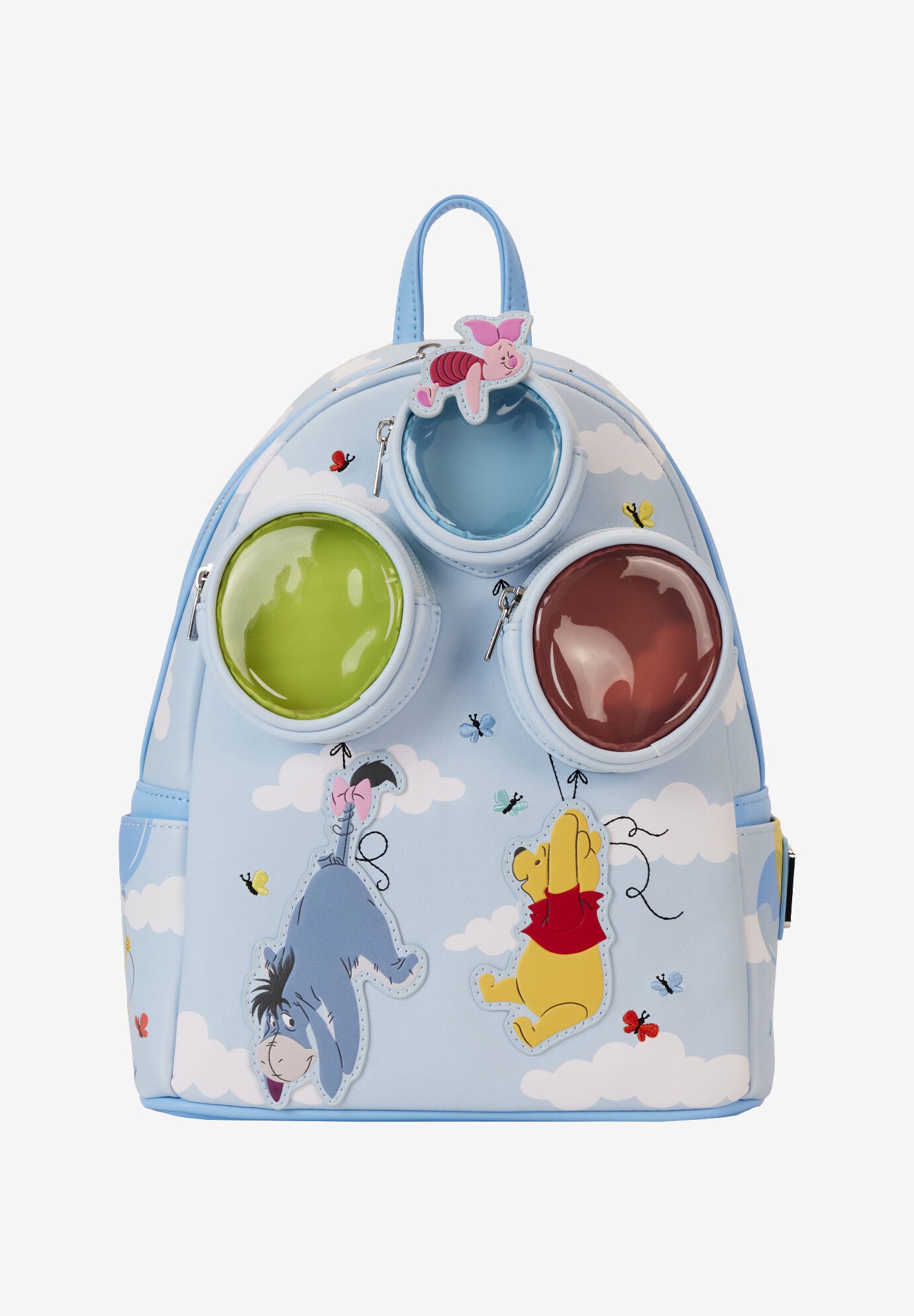 Loungefly X Disney Winnie The Pooh Eeyore With Balloons Backpack, LIGHT BLUE, hi-res image number 0