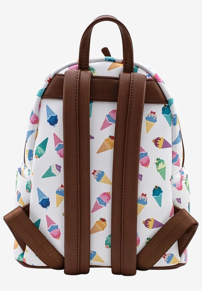 Loungefly x Disney Princess Ice Cream Cone Mini Backpack Handbag All-Over Print, , on-hover image number 1