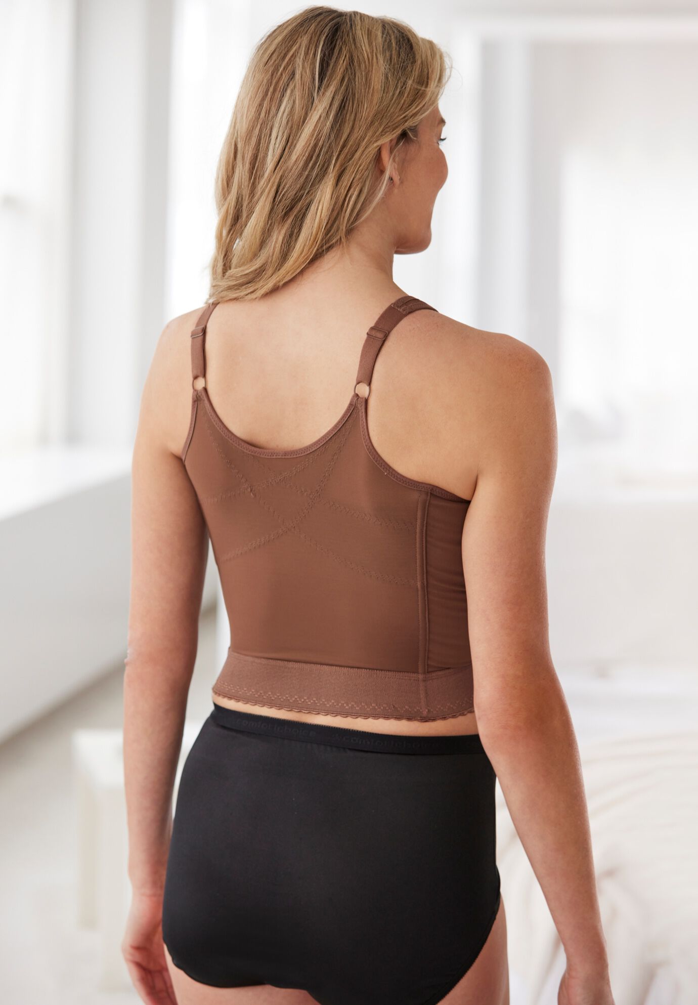 Easy Enhancer&reg; Wireless Longline Posture Bra, , alternate image number 4