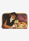 Loungefly X Disney Lion King Scar Simba Zazu Zip Around Wallet, ORANGE, hi-res image number null