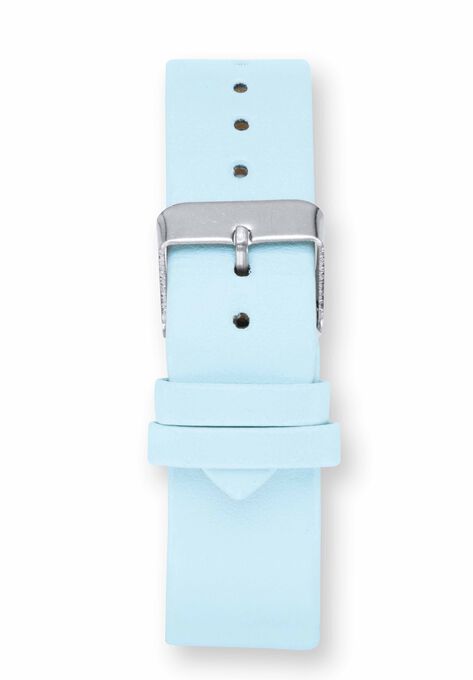 Gold Tone Bowtie Cat Watch with Adjustable Light Blue Strap, 8", , on-hover image number null