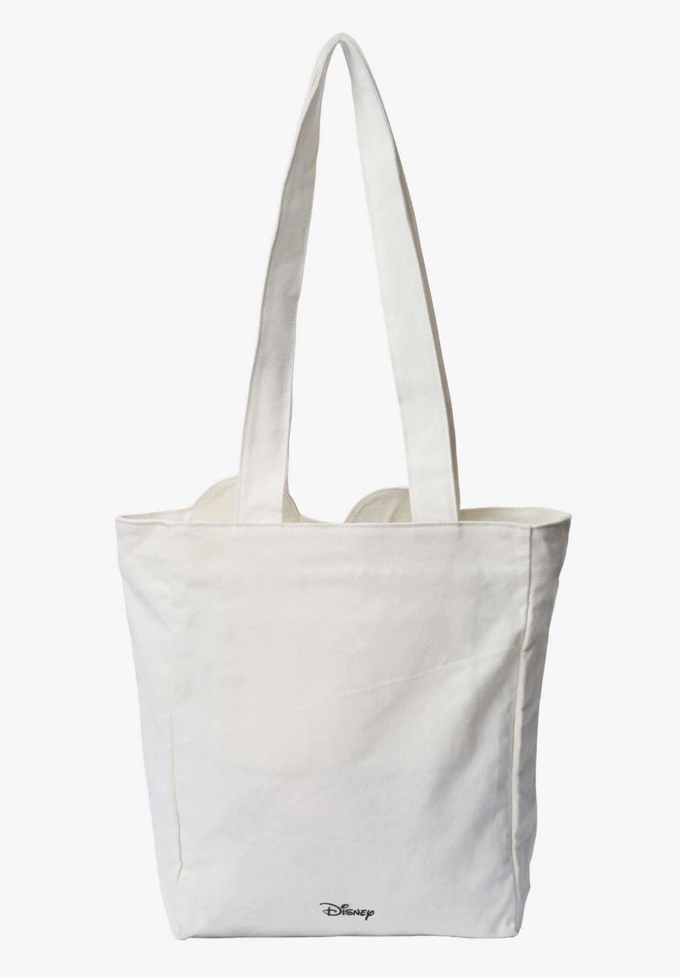 Disney Mickey Mouse Die-Cut Canvas Tote Bag with Shaped Top, BEIGE, on-hover image number 1