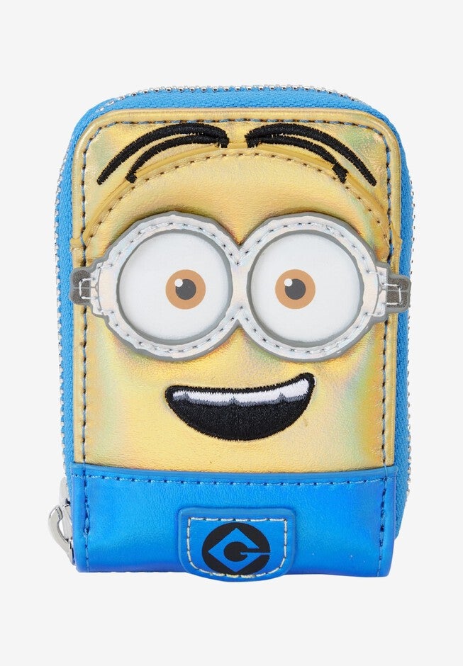 Loungefly X Despicable Me Minion Zip Around Accordion Cosplay Wallet, YELLOW, hi-res image number 0