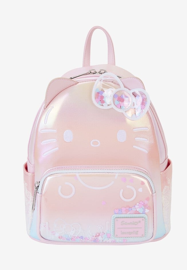 Loungefly X Sanrio Hello Kitty 50Th Anniversary Mini Backpack Clear & Cute, WHITE, hi-res image number null