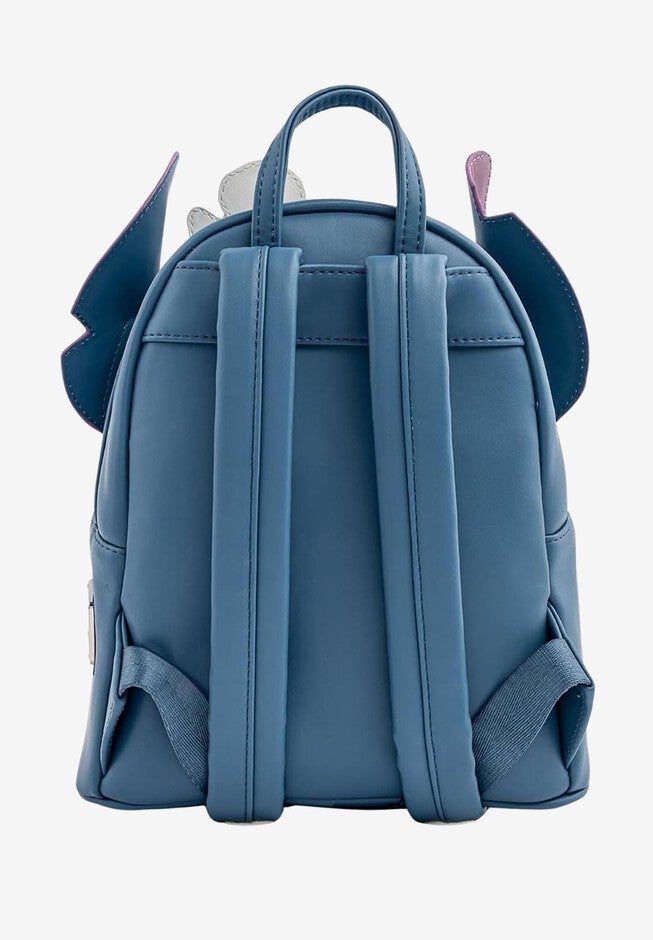 Loungefly x Disney Stitch Story Time Duckies Mini Backpack, BLUE, on-hover image number 1