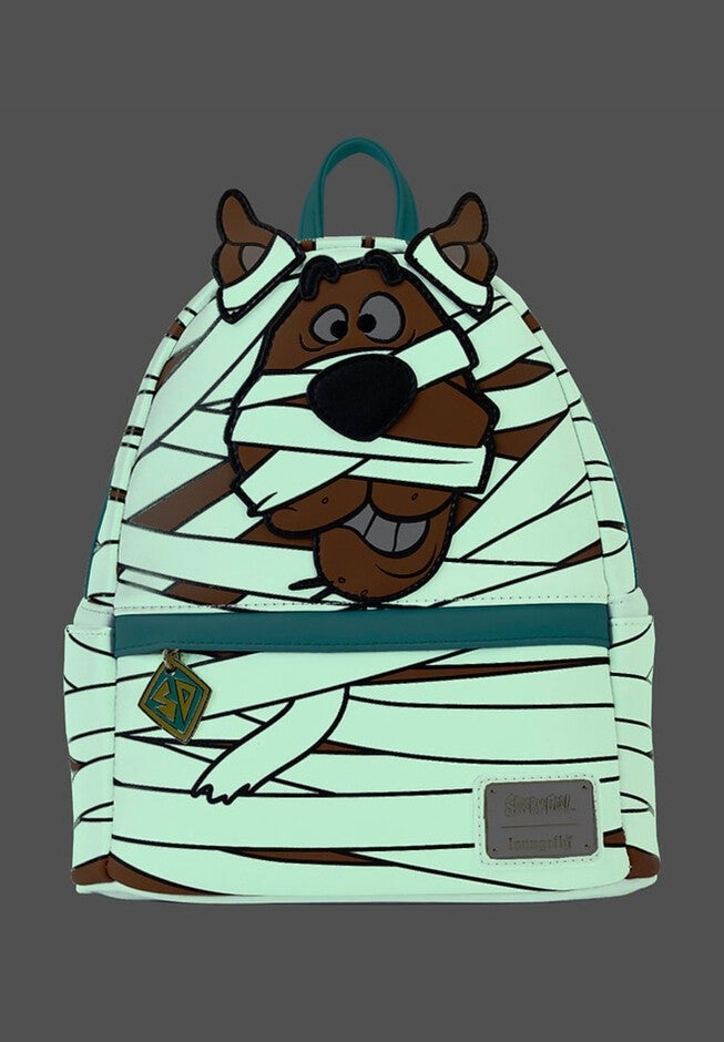 Loungefly x Warner Bros Scooby Doo Mummy Mini Backpack Shoulder Bag Halloween, WHITE, alternate image number null