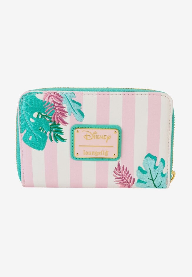 Loungefly X Disney Minnie Mouse Vacation Style Zip Around Wallet, , on-hover image number null