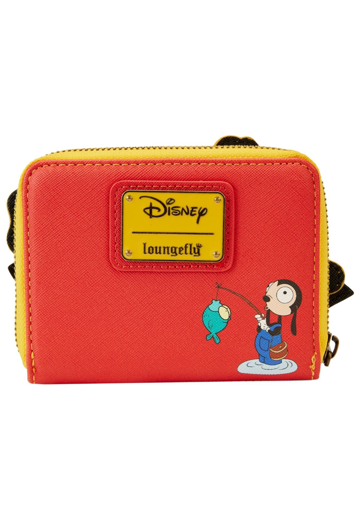 Loungefly x Disney Goofy Movie Road Trip Zip Around Wallet, RED, on-hover image number 1