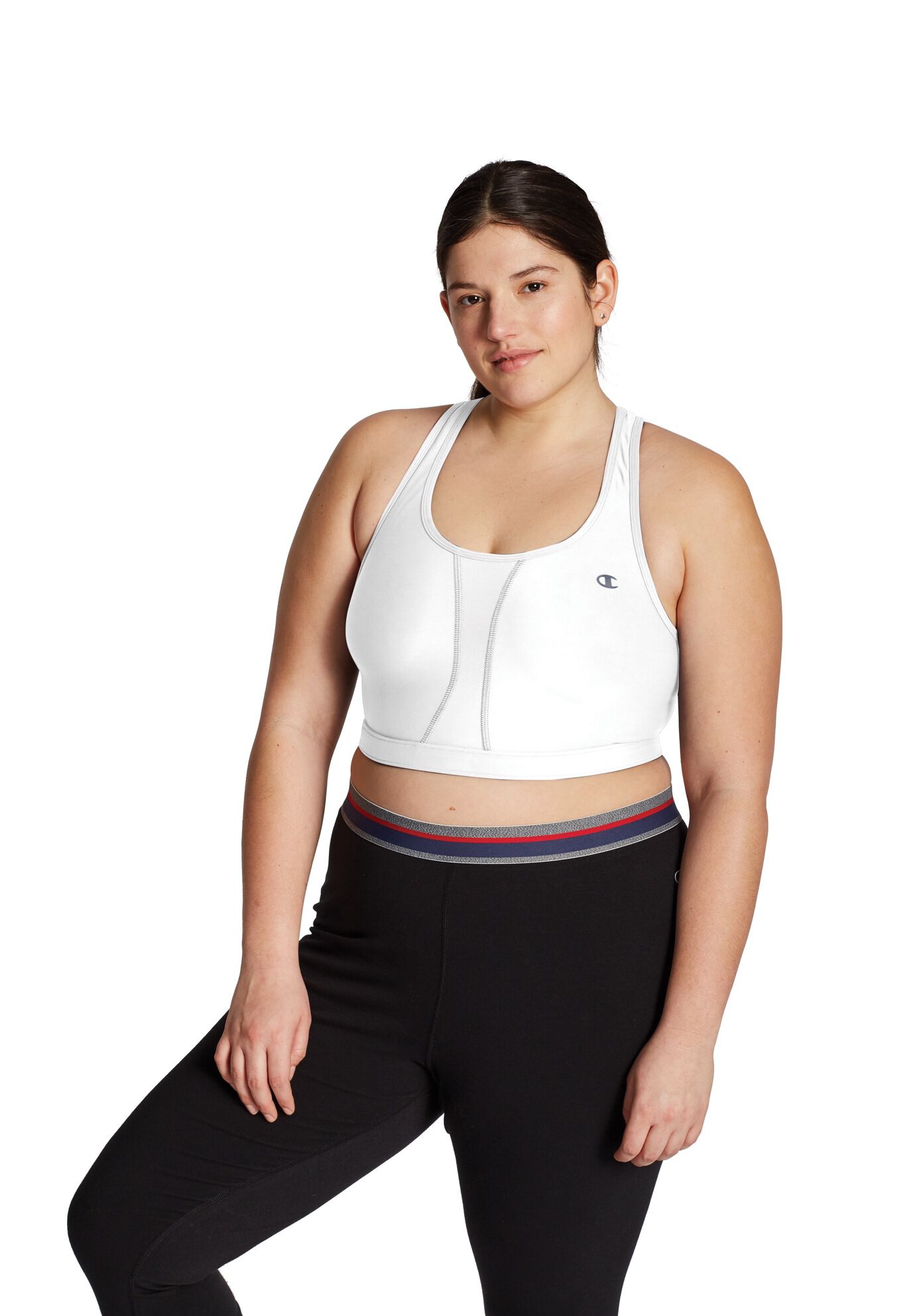 The Vented Plus Sports Bra , WHITE, hi-res image number 0
