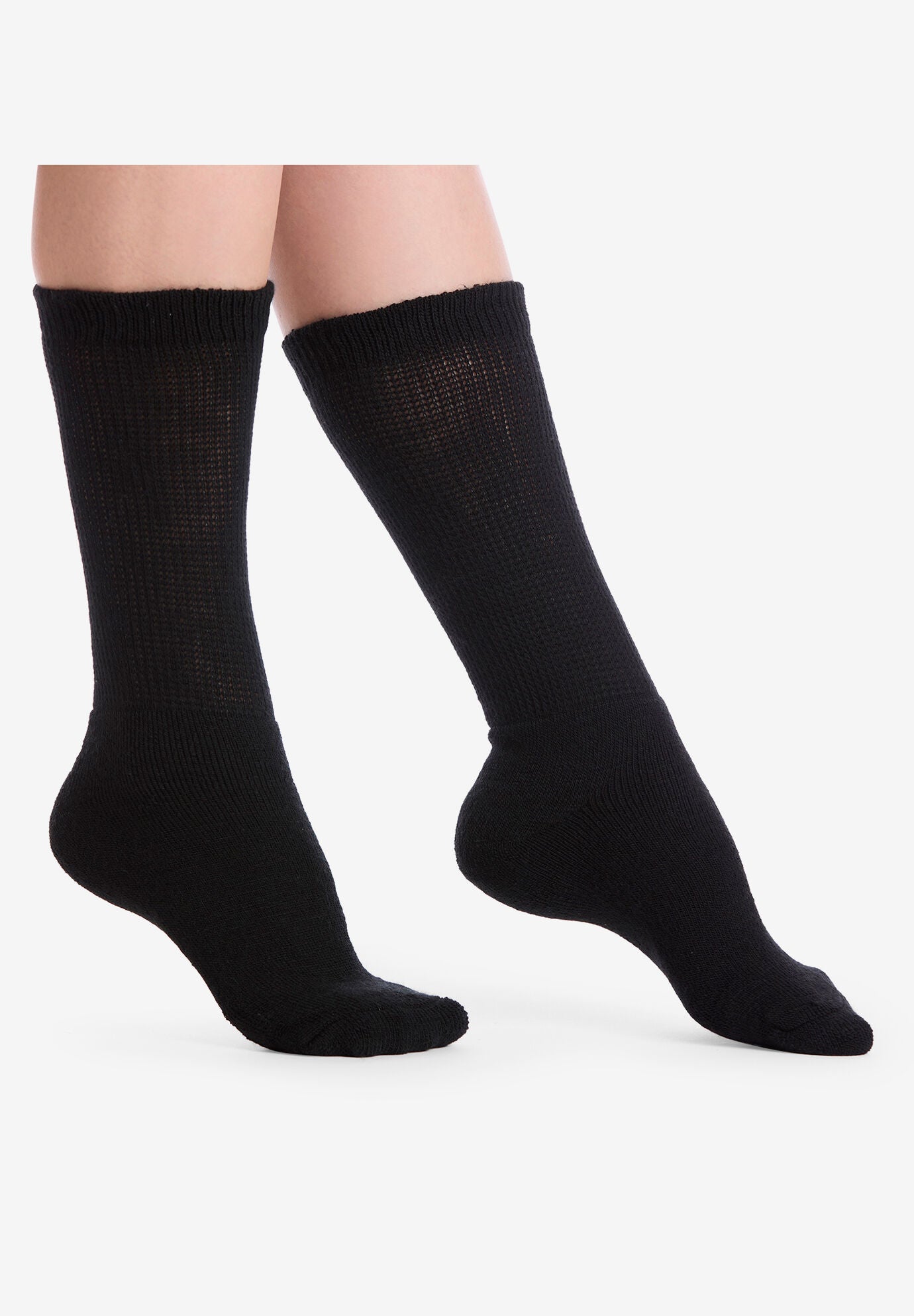 Diabetic Ultra Plush Crew Socks 3-Pack, , alternate image number 5