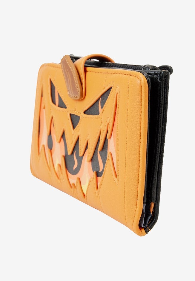 Loungefly X Nightmare Before Christmas Jack Pumpkin Flap Button Wallet, , alternate image number null