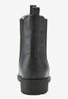 Sherpa Lined Faux Leather Chelsea Bootie, , on-hover image number null