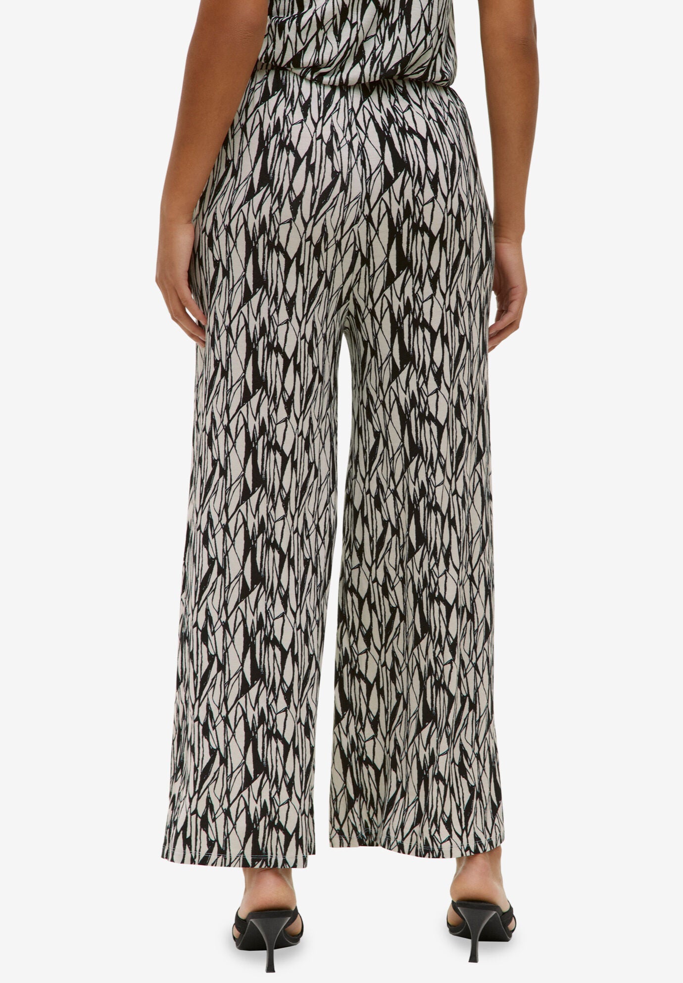 Wide Leg Knit Pull-On Pants, , on-hover image number 1