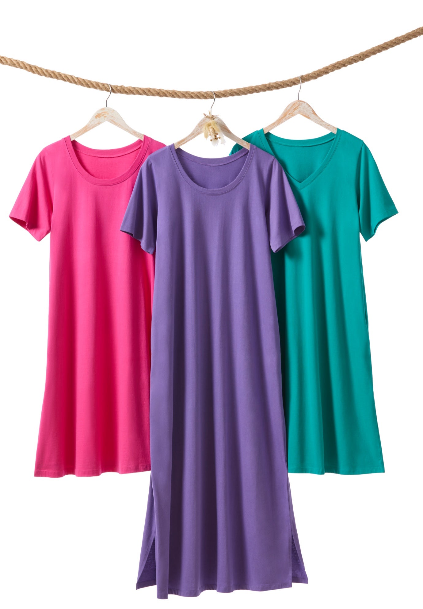 Perfect Short-Sleeve Crewneck Tee Dress image number 2
