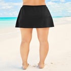 A-Line Swim Skirt with Built-In Tummy Control Brief image number null