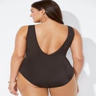 Surplice One Piece Swimsuit image number null