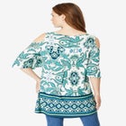 Cold Shoulder Ultra Drape Tunic image number null